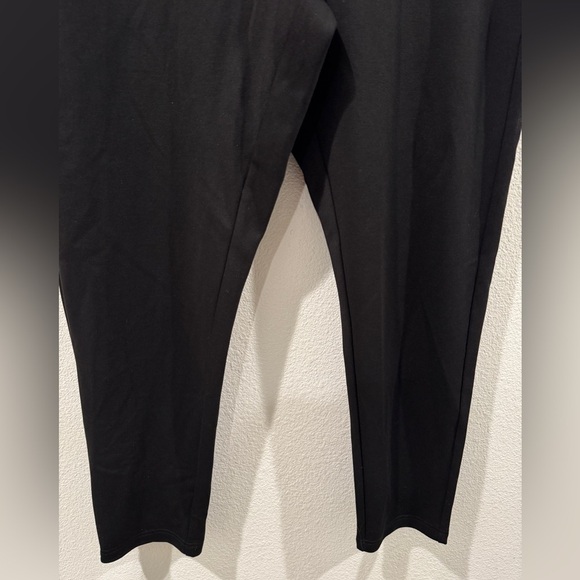 Universal Standard Black Ponte Knit Ankle Cropped Pull On Black Pants Size Small - Picture 8 of 13